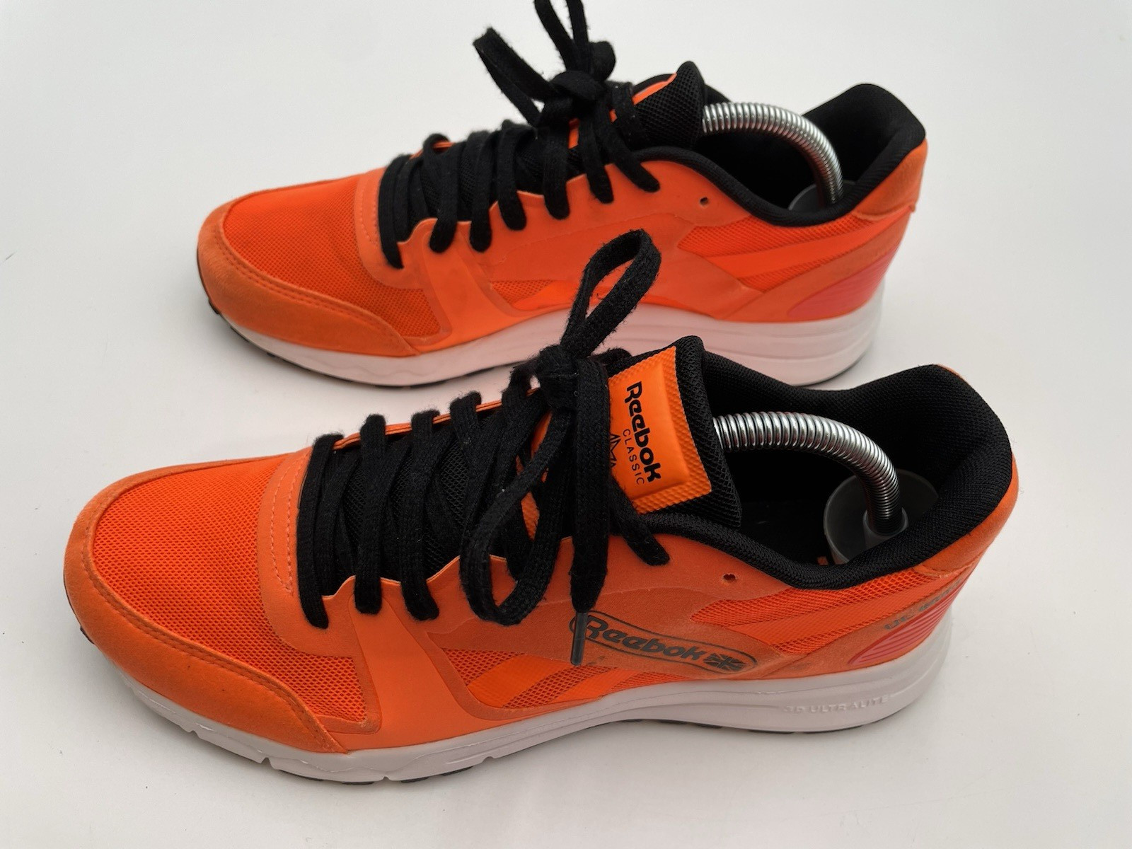 Reebok Classic UL-6000 Runing Shoes Mens Size 7.5 Orange White 059503