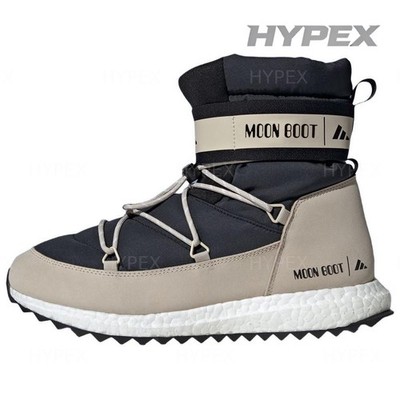 Moon Boot x adidas MoonBoost High 'Black Clear Brown' Men IH2489 New Size