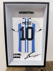 Argentina Lionel Messi Signed Soccer Jersey Framed Display 3D printed