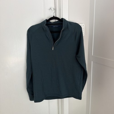 Peter Millar Crown Crafted Men's Medium green Half Zip