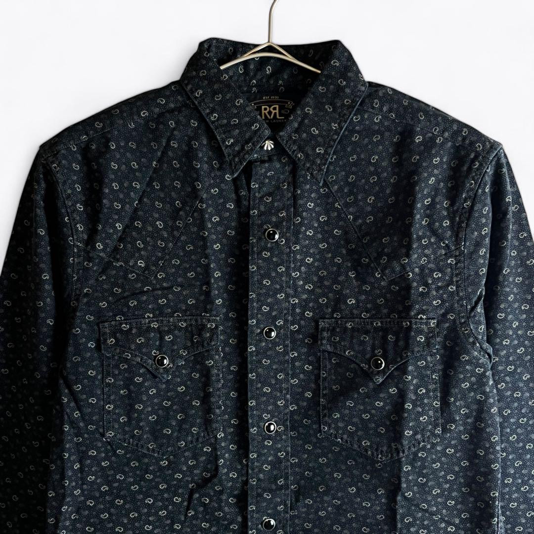 Rrl Black Paisley Western Shirt | eBay Rrl Black Paisley Western Shirt | eBay
