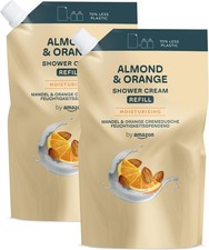 by Amazon Almond & Orange Shower Gel Refill, 2 x 1000ml 4.23 per litre