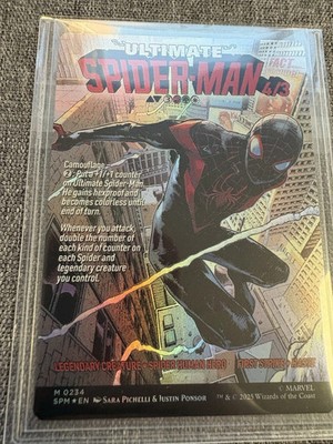 MTG Spider-Man Ultimate Spider-Man 4/3 M0234 / Miles Morales Foil NM