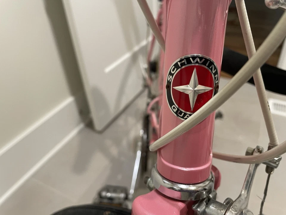 Cuadro Schwinn Caliente 17" de colección, rosa, bicicleta de 12 velocidades totalmente original, único dueño Foto 4 de 4