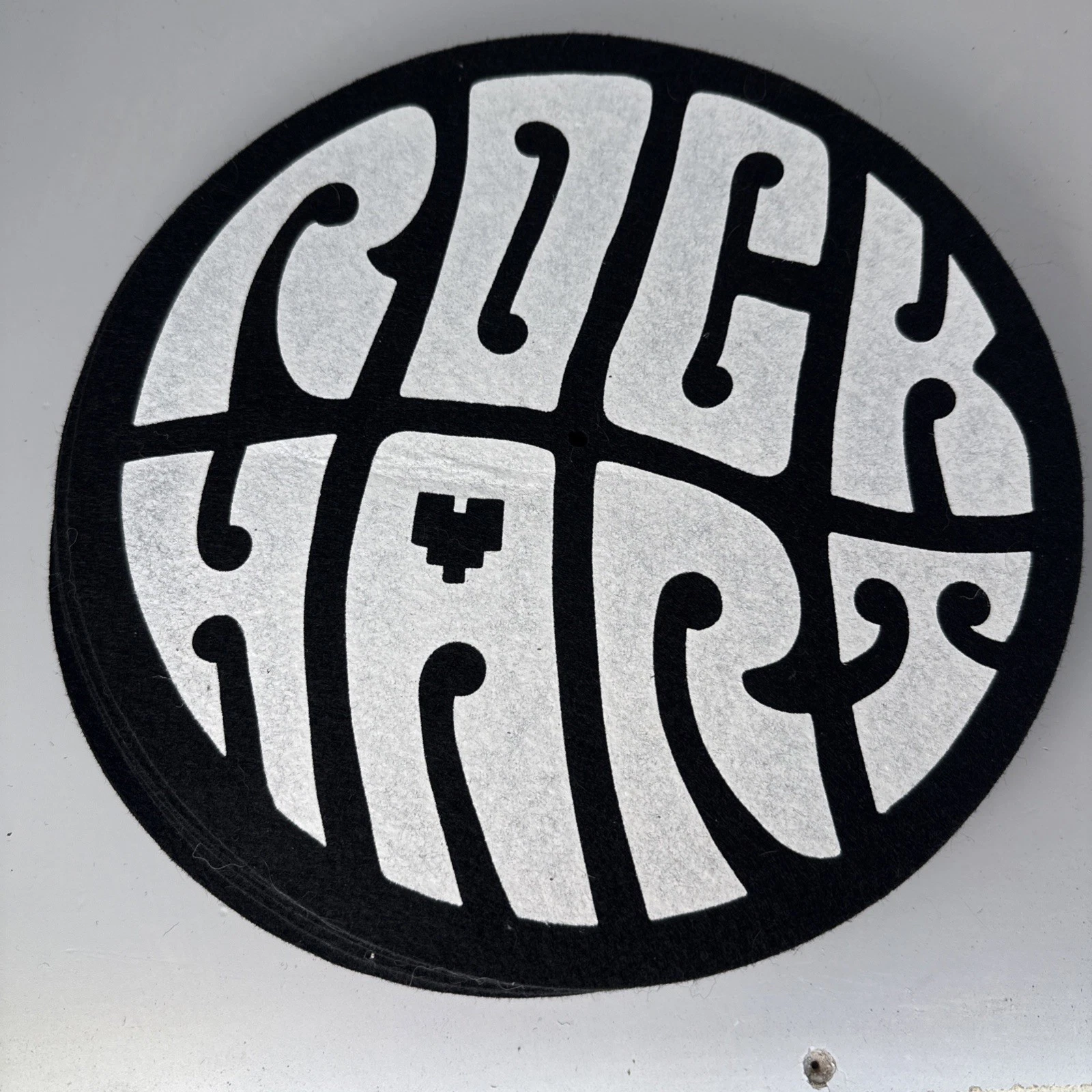 (Lot of 10) Rock Hart Vinyl Record Changing Mat Black Felt
