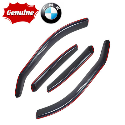 4x Original BMW 5er E60 4-Türer In-Channel Windabweiser Clips