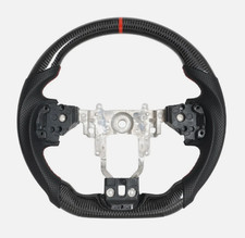 Carbon Fiber Sport Steering Wheel For Mitsubishi Lancer Evolution Evo X 10-17 Carbon Fiber Sport Steering Wheel For Mitsubishi Lancer Evolution Evo X 10-17