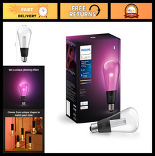 Smart LED Light Bulb - Color Changing Edison Style - Handblown Glass - Alexa, Go