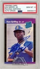 Ken Griffey Jr 1989 Donruss Autograph Rookie Card #33 PSA/DNA 10