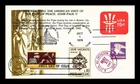 POPE JOHN PAUL II VISITS BOSTON & SAN FRAN 1979 MIXED FRANKING TRIPLE CANC COVER