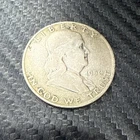1950 D Franklin Half Dollar 90% Silver, 1/2 Dollar, Liberty Bell Good Condition