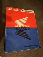 Genuine Honda VTR1000SP SP-Y SP-1 RC51 English Workshop Manual 62MCF00 NEW