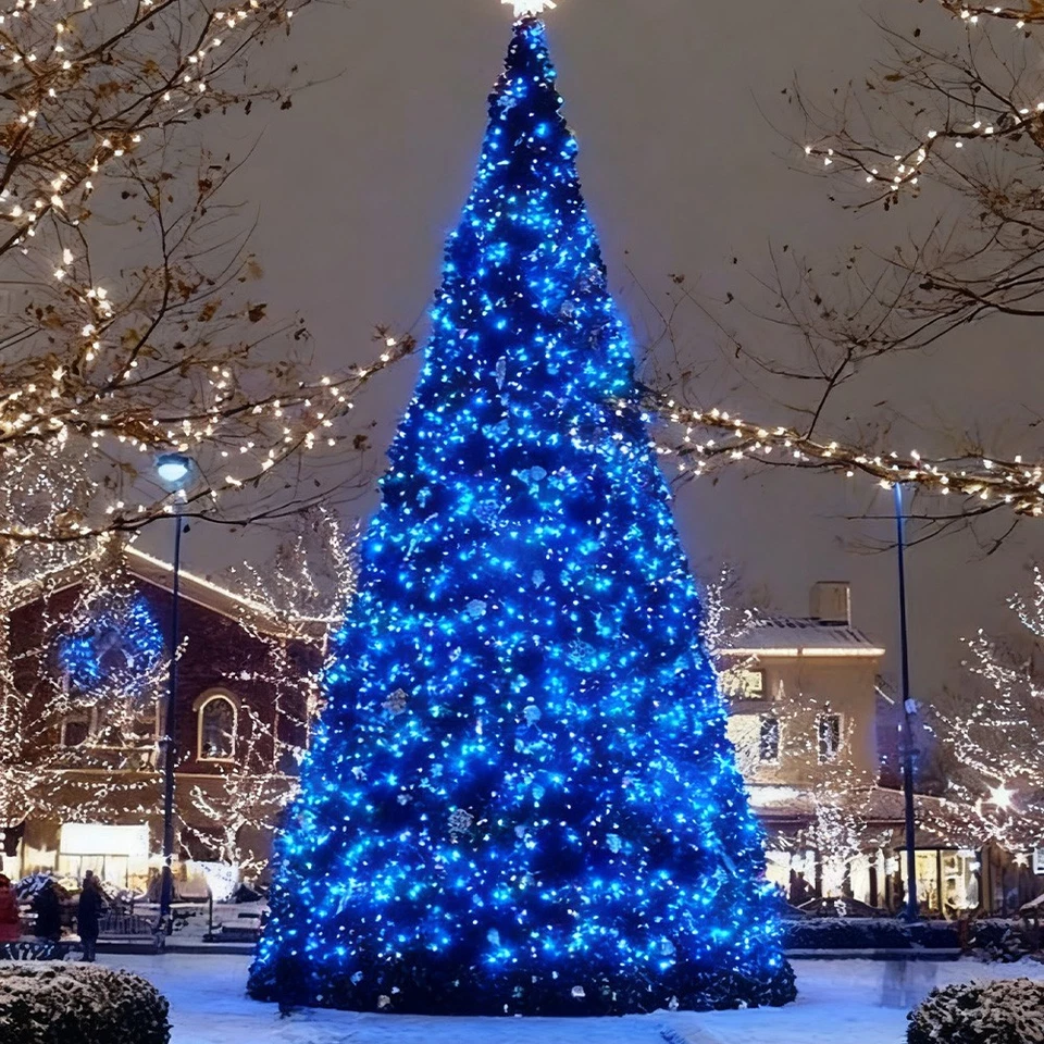 300 LED Christmas Mesh Net Light Outdoor Garden Lights String Lights 1x5m Lamp - Image 3 of 4