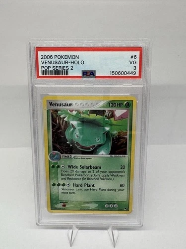 PSA 3 Venusaur Pokémon TCG Card POP Series 2 Holo Foil 2006