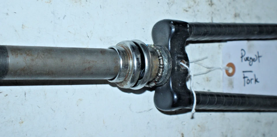 Vintage Peugeot 27" Road Bike Fork 1" Threaded 175mm Steel Rigid USA Shipping :) - Image 4 of 4