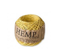 82FT Gold Natural Hemp Cord 1MM