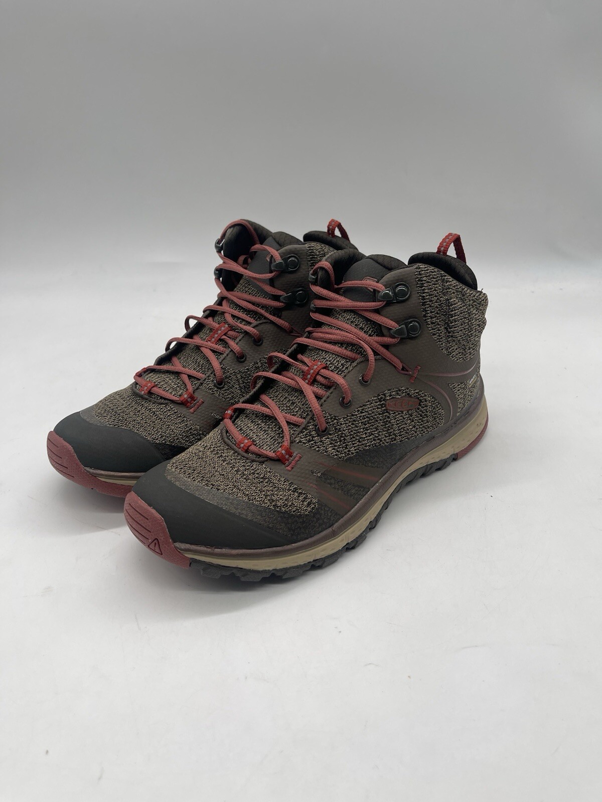 Stivali donna Terradora II impermeabili Keen 9 5 polverosi oliva nostalgia rosa escursionismo