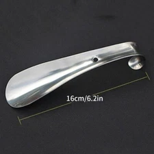 16cm Stainless Steel Extra Long Handle Shoe Horn Handled-Metal Shoehorn Horns