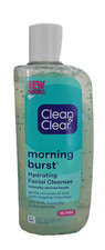 NEW Clean Clear Morning Burst Oil-Free Hydrating Facial Cleanser, 8 oz