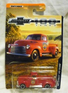 matchbox 100 years chevy trucks