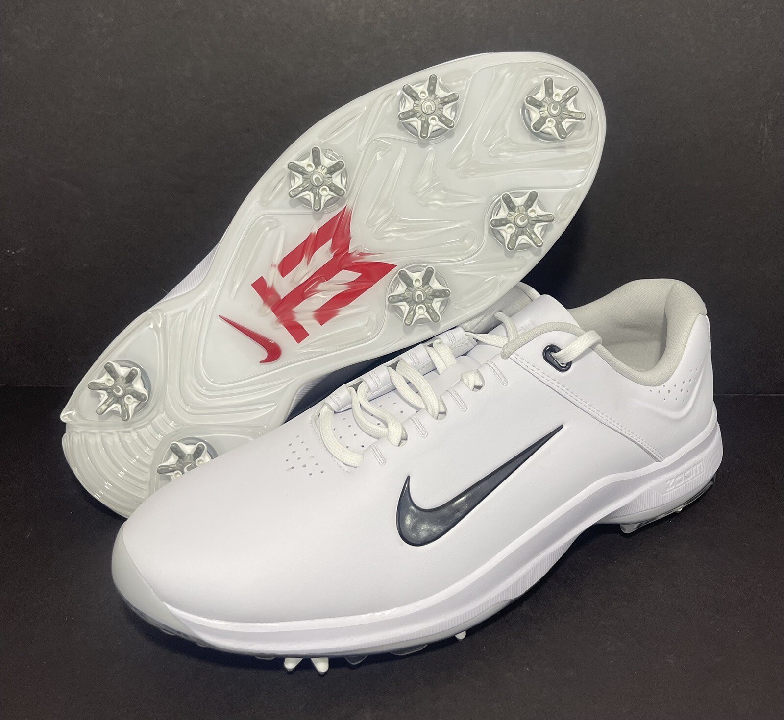 Nike Tiger Woods Air Zoom TW20 Golf Shoes White Black CI4510100 Men's