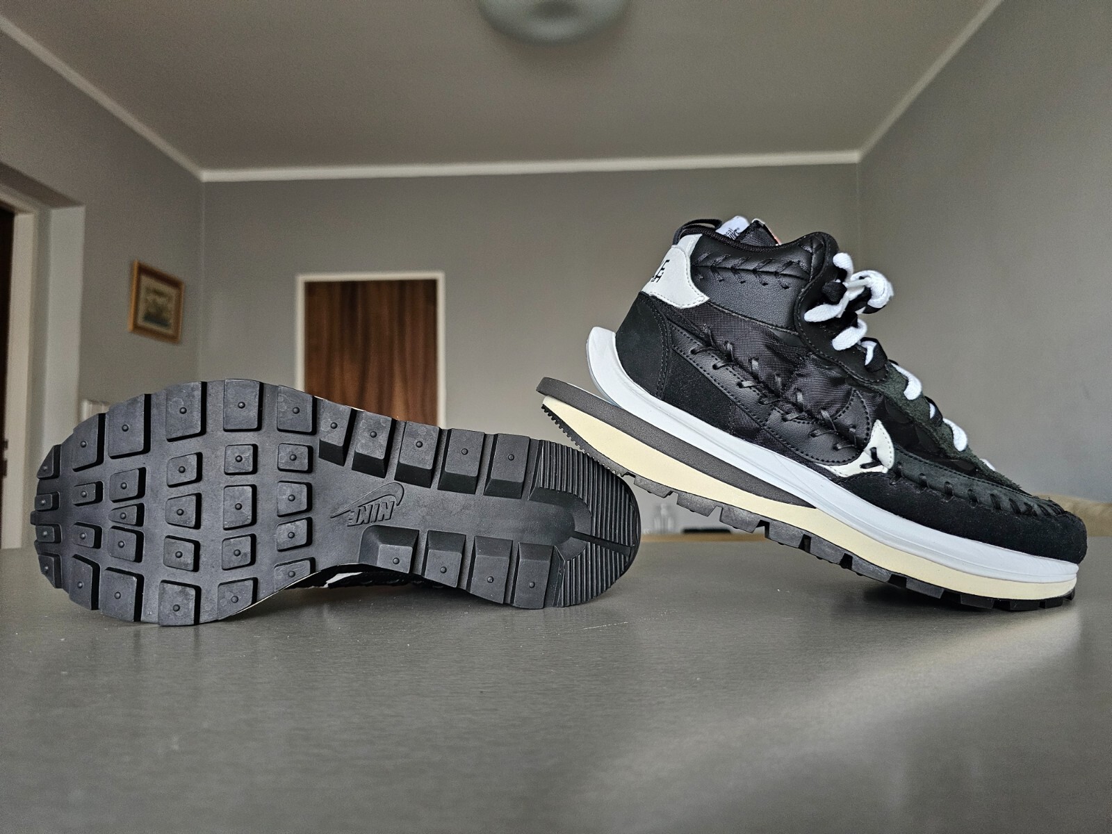 SACAI X NIKE Nike Vaporwaffle x Jean Paul Gaultier x Sacai nere EU42