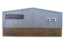 LOW RELIEF MODERN INDUSTRIAL UNIT KIT 1:76 OO GAUGE MODEL RAILWAY - KX061-OO
