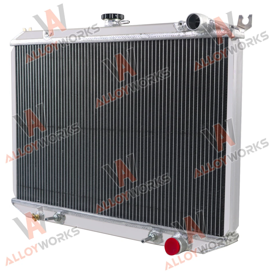 Aluminum 3 Row Radiator For For 1986-94 Nissan D21 1987-1995 Nissan Pathfinder - Image 2 of 4