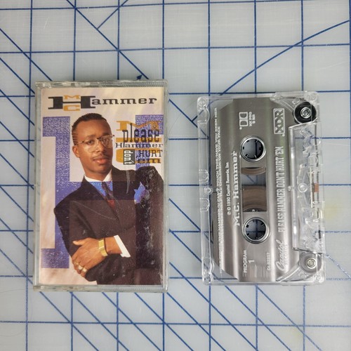 90s MC Hammer - Please Hammer Don't Hurt 'Em 1990 Cassette Vtg - Imagen 1 de 3