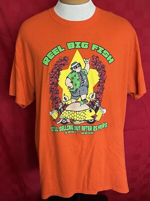 Reel Big Fish Still Selling Out After 25 Years Tour Shirt XL Ska Reggae Opp Ivy