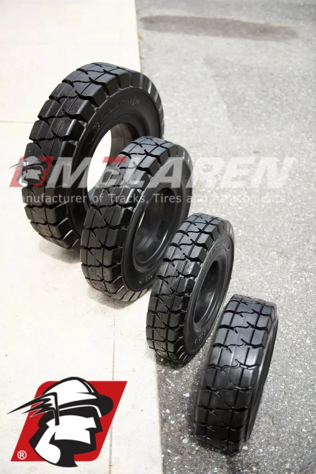 Neumático de carretilla elevadora 28x9-15 sólido neumático doble cambio calidad para Toyota Foto 4 de 4