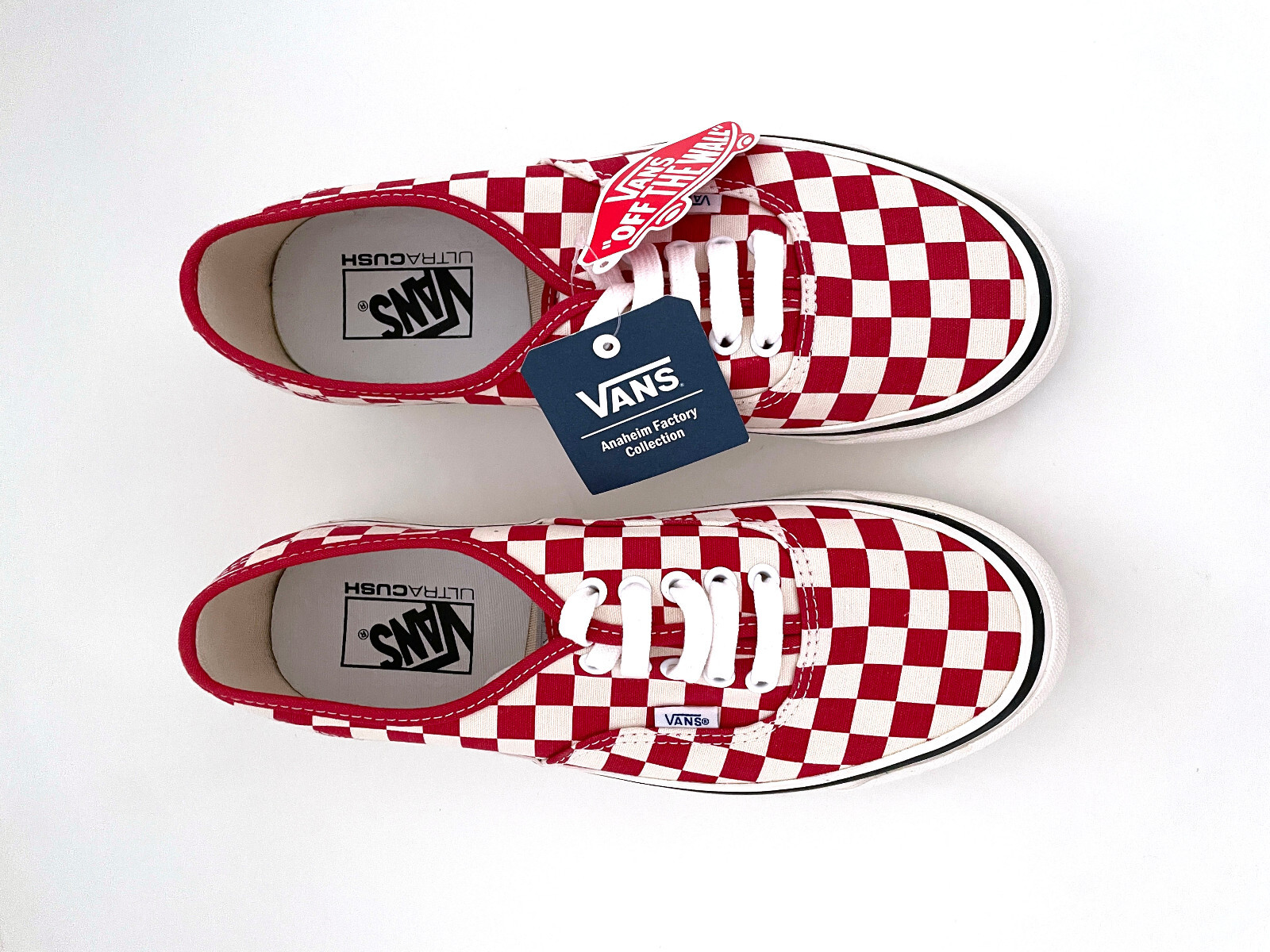 Limited Edition Vans OTW UA Authentic 44 DX checkered red US 10W image 4