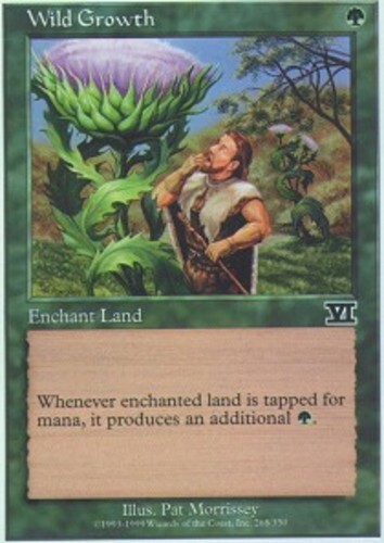 MTG magic cards 2x Wild Growth 6th Edition Light Play, English - Picture 1 of 1