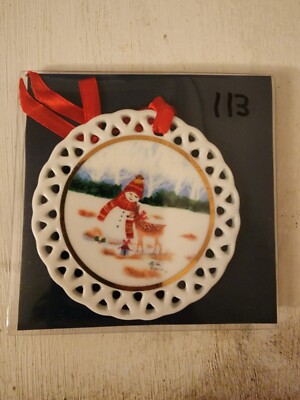 Linda Patrick Studio Collector's Limited Edition ''A Christmas Wish'' '21 Ornament