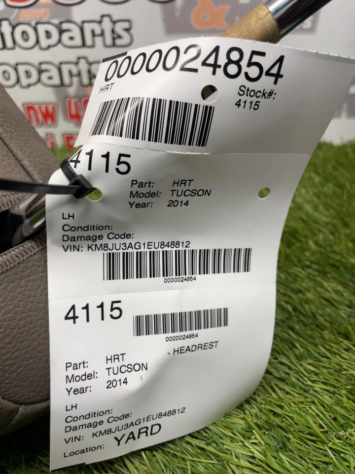 ✅ Reposacabezas izquierdo HYUNDAI TUCSON 2014 LH OEM Foto 3 de 3