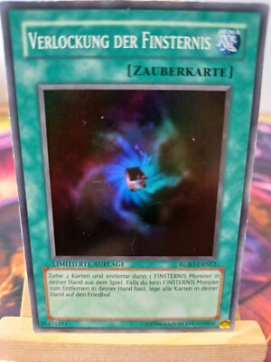Verlockung der Finsternis RGBT-DESE2 SUPER RARE Deutsch EX YUGIOH