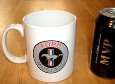 "FORD MUSTANG" CAR, [ JUMBO SIZED ], Ceramic Coffee Cup / Mug, VINTAGE