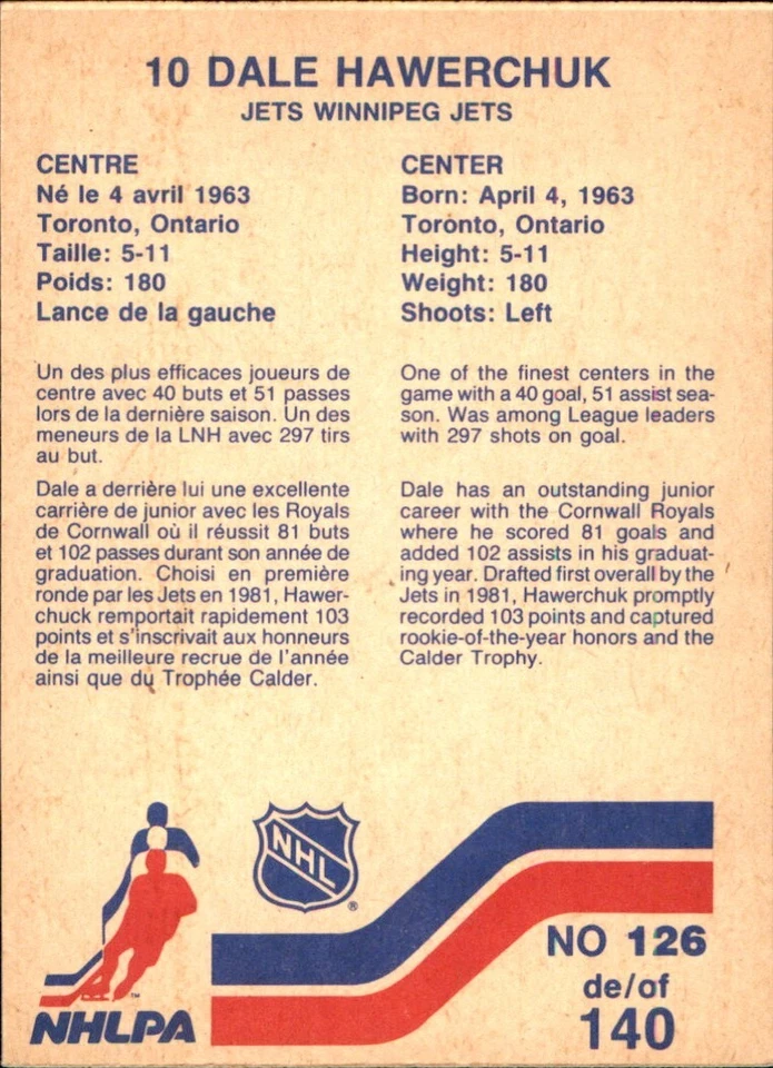 1983-84 Vachon Cakes Base Cards 🥅 YOU PICK YOUR FAVS 🏒 Vintage NHL HOCKEY 🥅 - Image 2 of 4