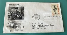 100th Anniversary Of City Mail Delivery 1963 First Day Cover Stamp