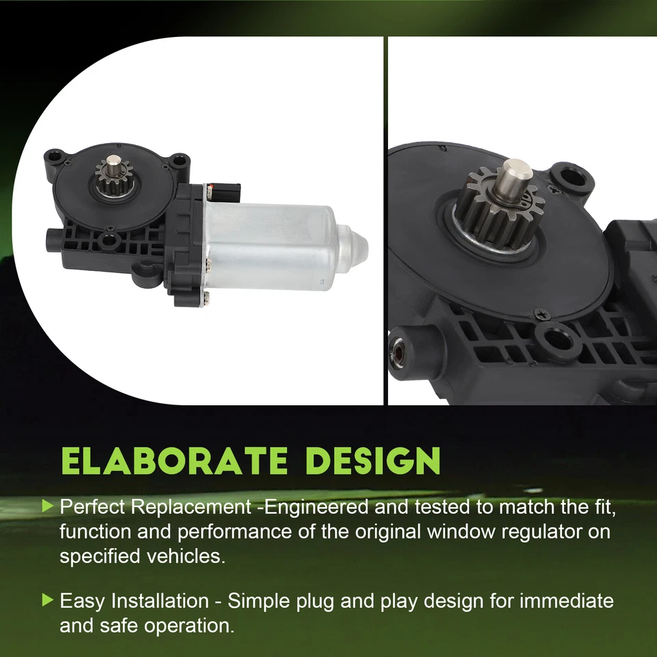 Motor de ventana eléctrica delantero/trasero para Chevy GMC Oldsmobile Pontiac Buick Cadillac Foto 4 de 4