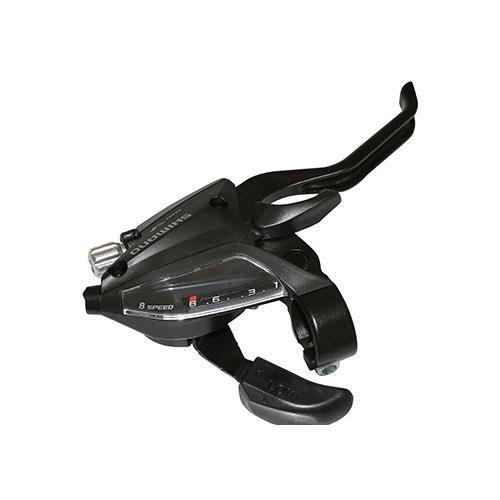Manette droite Shimano ST-EF500 noir à 8 vitesses pour frein V-Brake de VTT