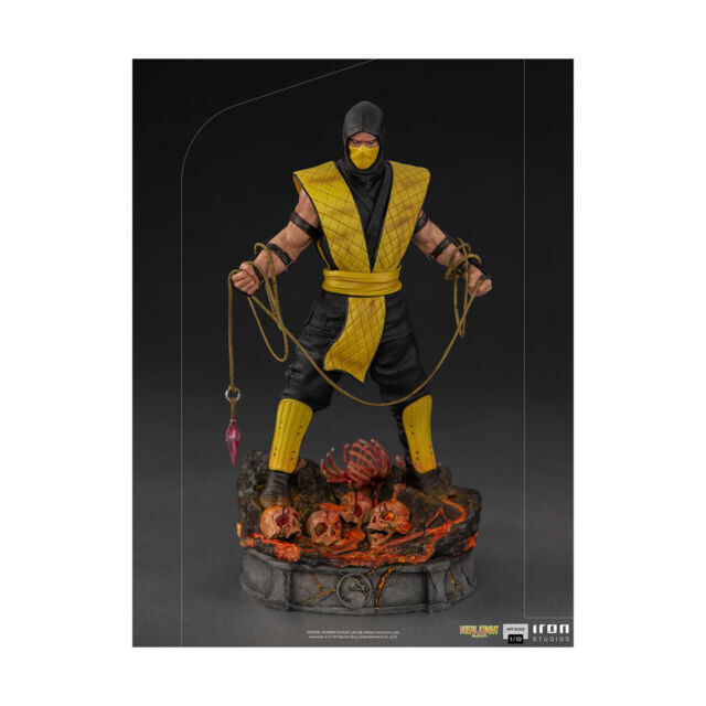 Iron Studios Mortal Kombat The Scorpion Action Figure for sale