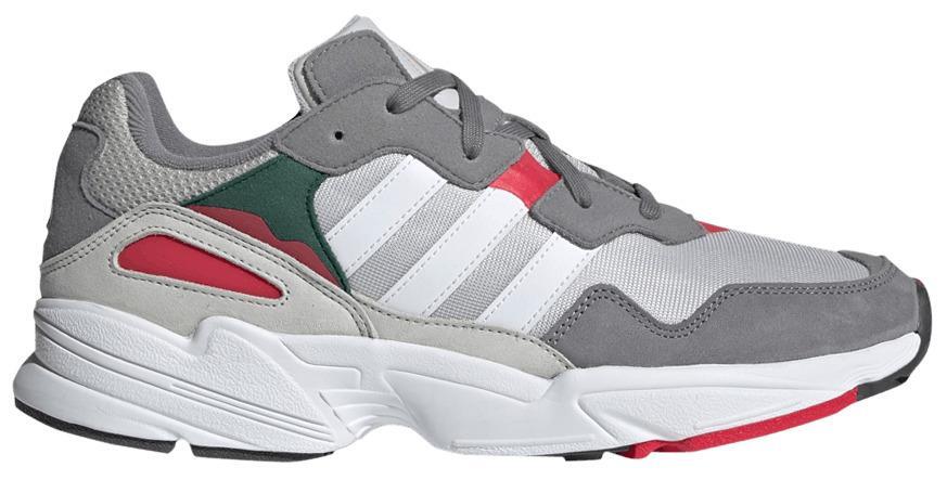 Adidas Yung Trainers Women Adidas Yung-96 Grey Green Red For Sale