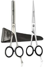 6.5" Professional Hair Cutting Ruvanti Scissors Thinning Kit Barber Shears Set