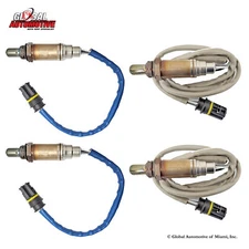 Set of 4 Bosch Oxygen O2 Sensor for 1996-2002 Mercedes CL E S SL Class Vehicles