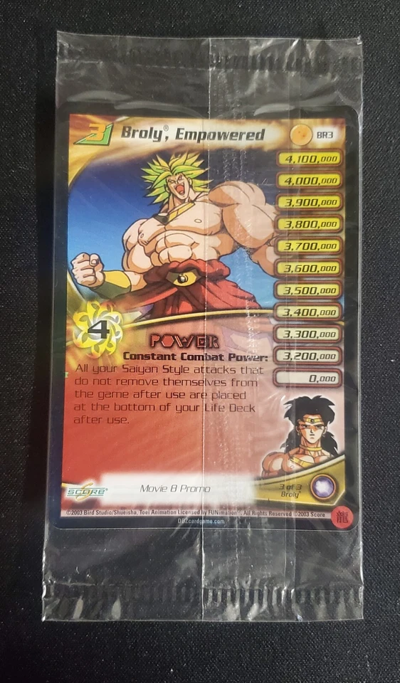 25x Packs! Broly personality set 1-3 Factory Sealed DBZ Dragon Ball Z CCG Score - Image 2 of 3