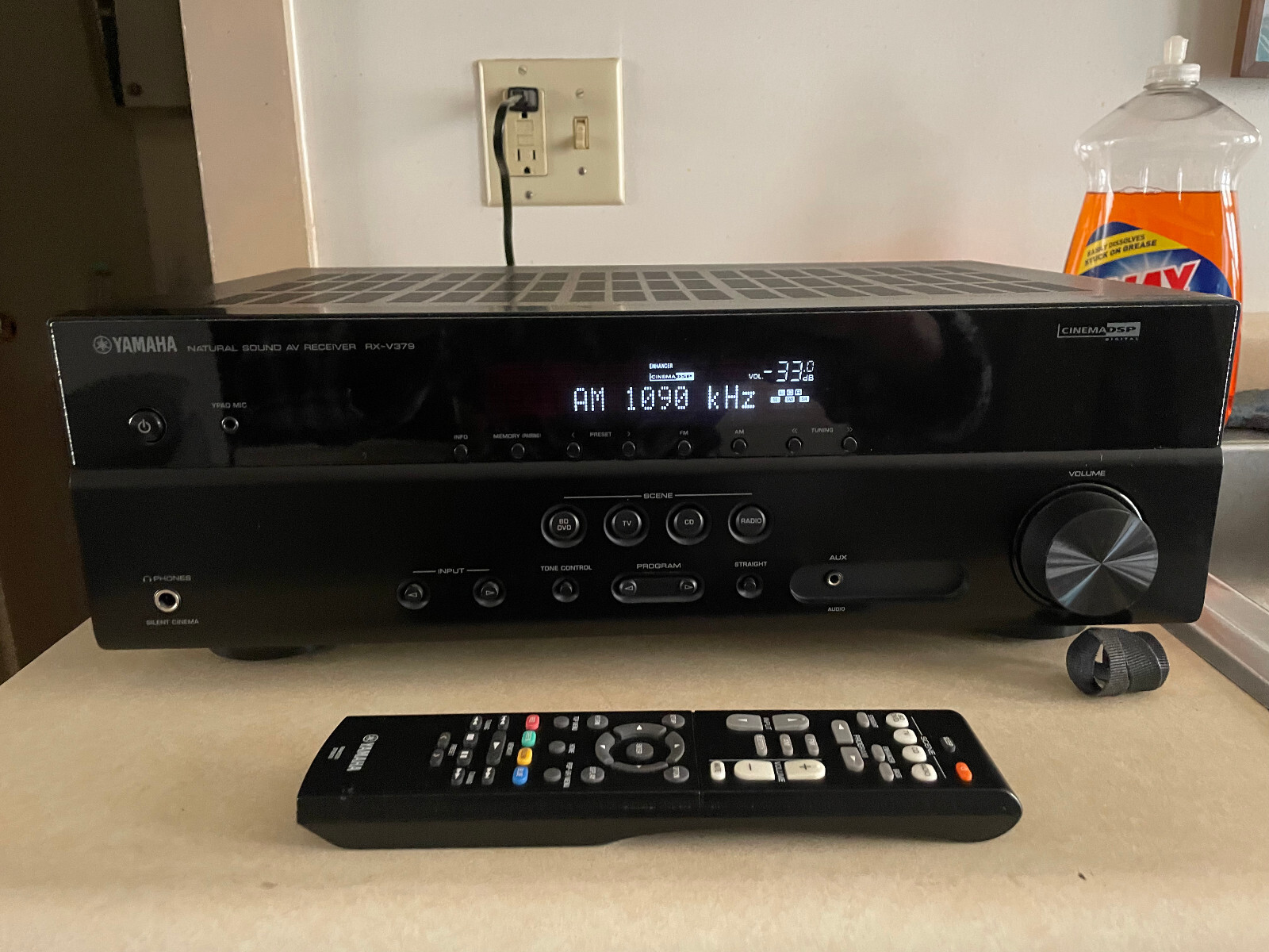 Yamaha RXV379 5.1 Channel 4K Ultra HD AV Bluetooth Home