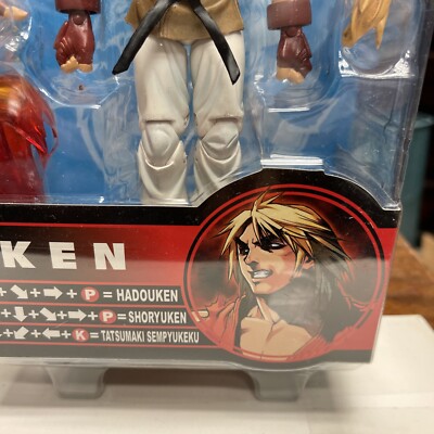 sota toys street fighter ken grail Half tan gi Carded Prototype