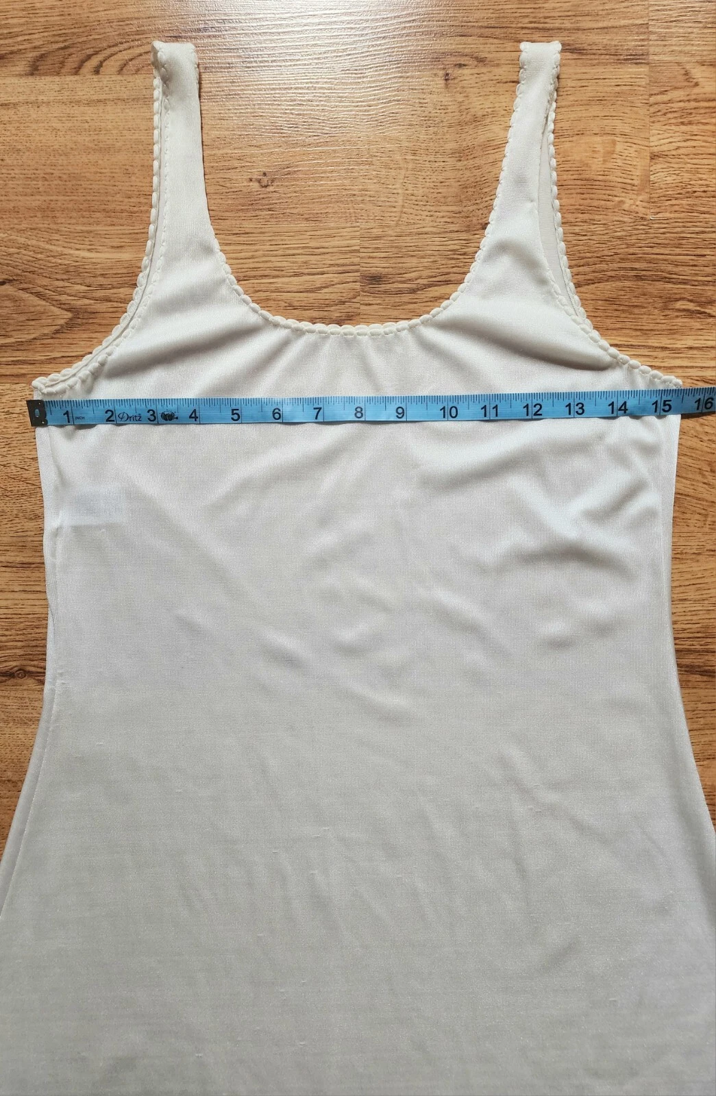 VALENTINO Abito da notte donna piccolo delicato panna seta slip dress orlo smerlato nylon