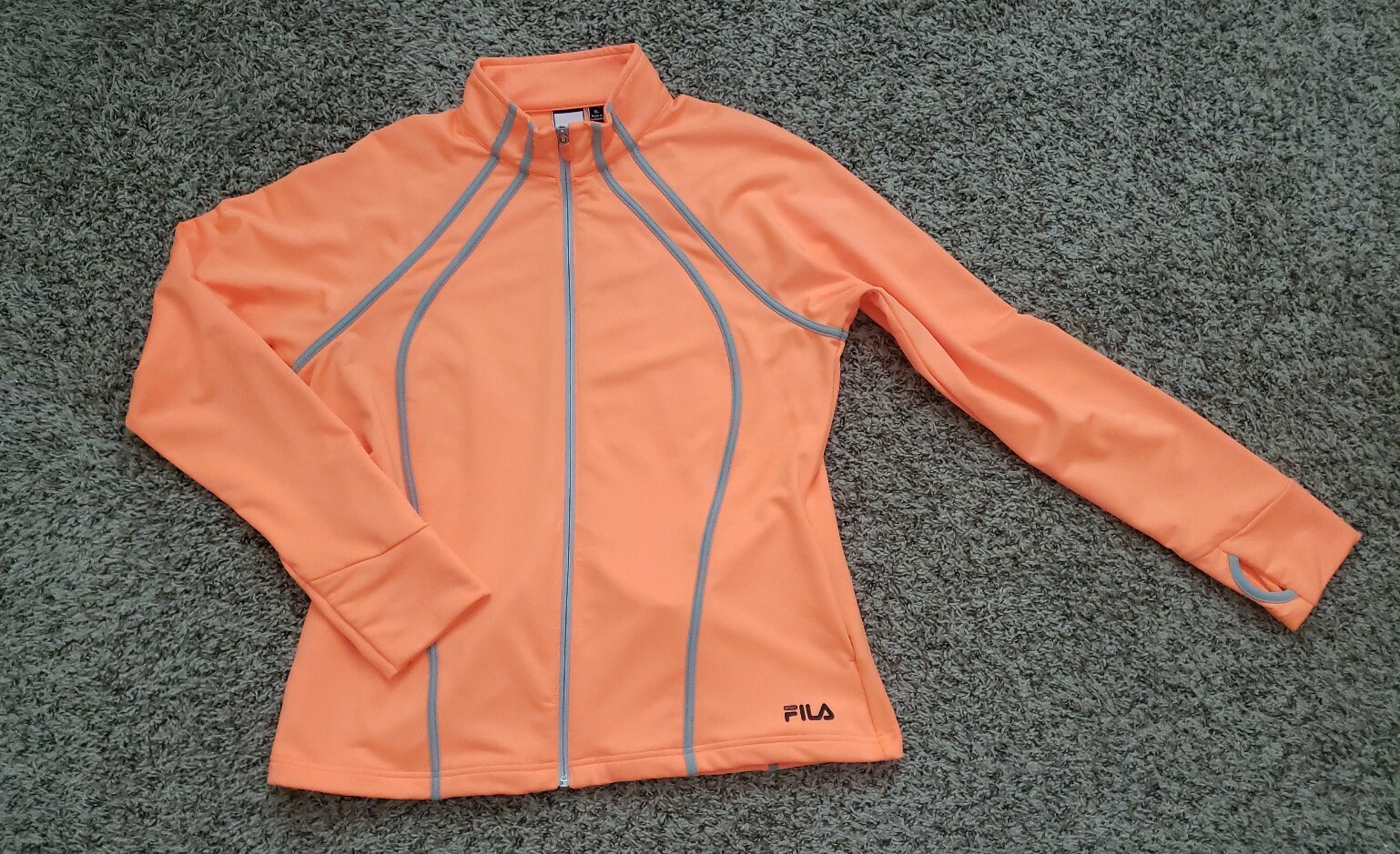 Fila Sports Abbigliamento attivo donna full zip XL arancione